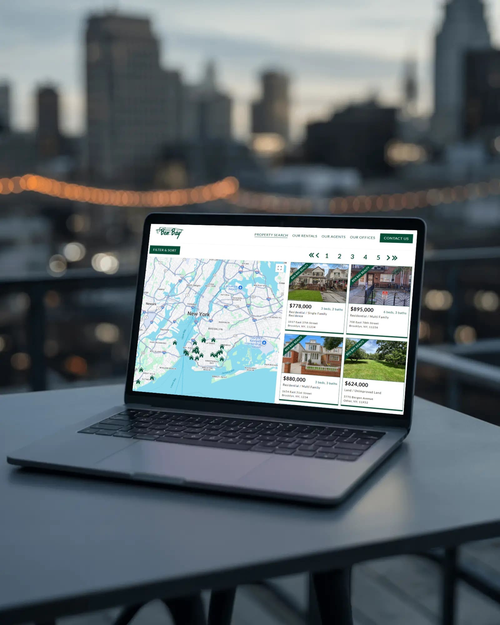 Custom property search that aggregates data from multiple MLSs.
