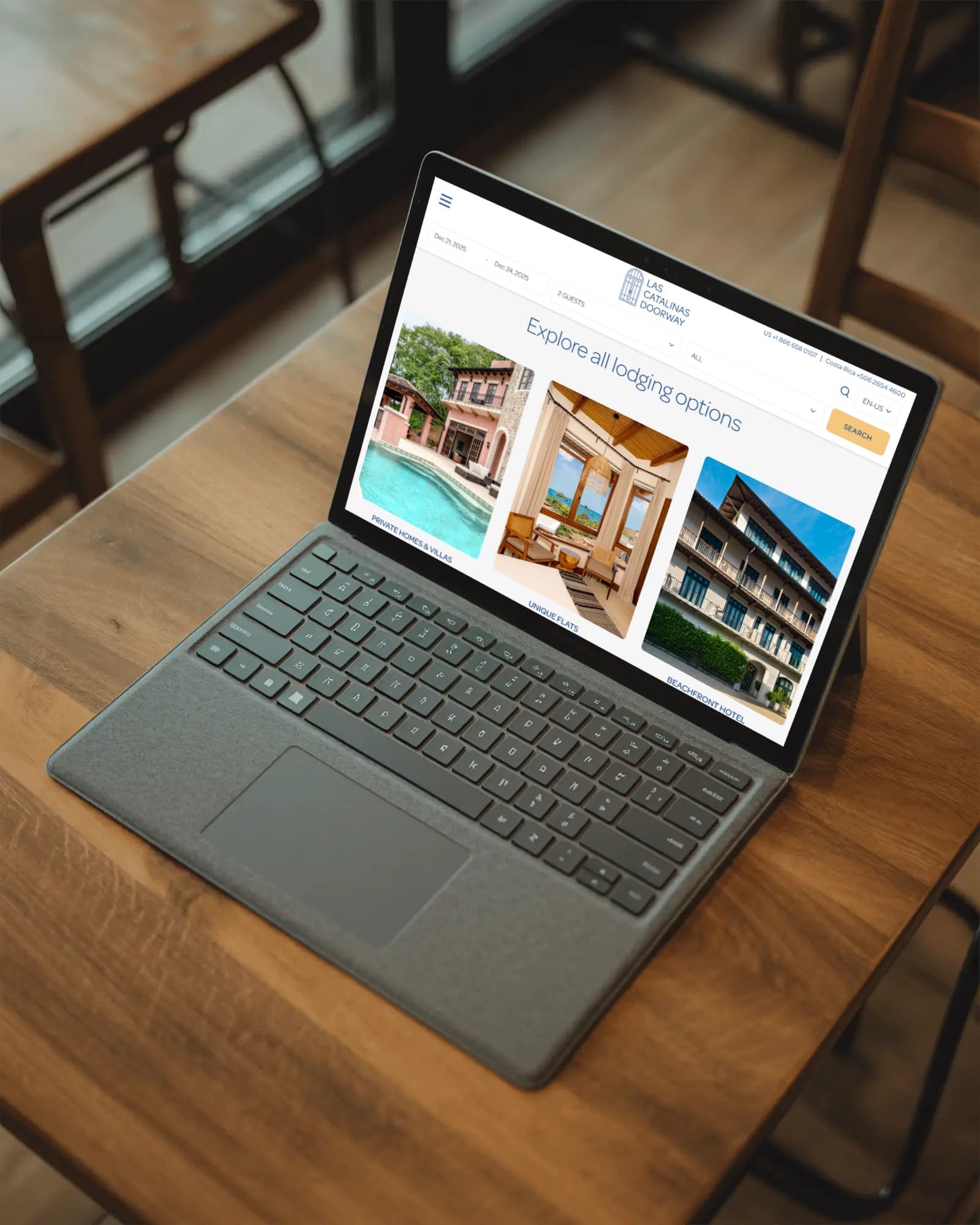 Immediate access to booking and planning.